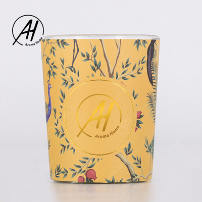 Il barattolo di vetro Fireless di stile nordico dell'etichetta ha sentito le candele Reed Diffuser Set With Box