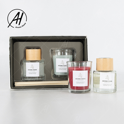 Insieme variopinto 5.5OZ 3PCS del regalo della candela del profumo della cera di Mini Home Glass Jar Soy del partito di aromaterapia
