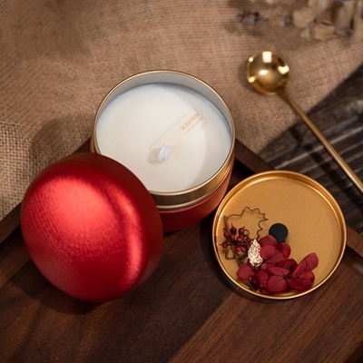 Gli omaggi di nozze hanno asciugato la fragranza Tin Scented Candle Handmade del fiore
