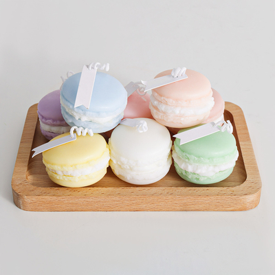 Candela di Mini Soy Wax Macaron Handmade dell'aroma della frutta dell'etichetta privata per il bagno