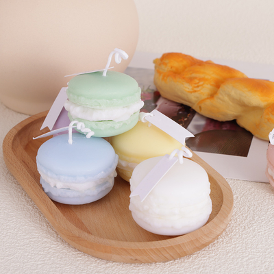Candela di Mini Soy Wax Macaron Handmade dell'aroma della frutta dell'etichetta privata per il bagno