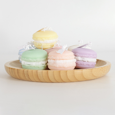 Candela di Mini Soy Wax Macaron Handmade dell'aroma della frutta dell'etichetta privata per il bagno