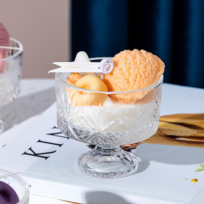 La candela della cera della soia ha sentito il piccolo gelato dell'etichetta privata 140g ha sentito le candele in scatola