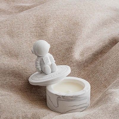 Intonachi l'astronauta Velas Healing Crystal Aromatherapy Scented Candle dello spazio