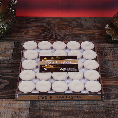 Il cuore di aromaterapia ha modellato la cera che non dà fumo della soia di Tealight ha sentito le candele 50 pc