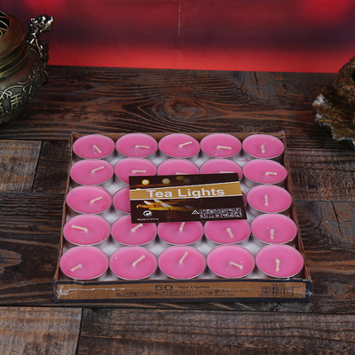 Il cuore di aromaterapia ha modellato la cera che non dà fumo della soia di Tealight ha sentito le candele 50 pc