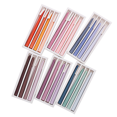 Colore religioso della miscela di evento del partito di preghiera dell'insieme del regalo delle candele 4pcs della conicità della cera