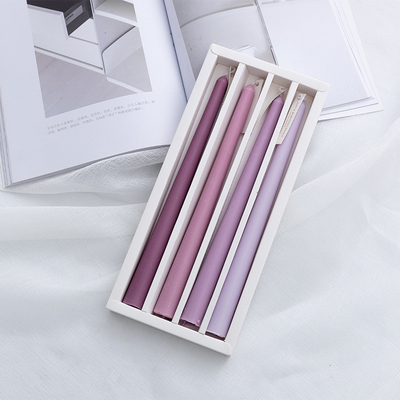 Colore religioso della miscela di evento del partito di preghiera dell'insieme del regalo delle candele 4pcs della conicità della cera