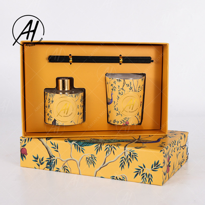 Insieme di lusso del regalo delle candele del profumo della bevanda rinfrescante di Reed Diffuser Natural Oil Air della CASA dell'AROMA