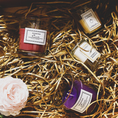 Candele del barattolo dell'Istituto centrale di statistica di aromaterapia chiare di fragranza della cera profumata nordica della soia con il contenitore di regalo