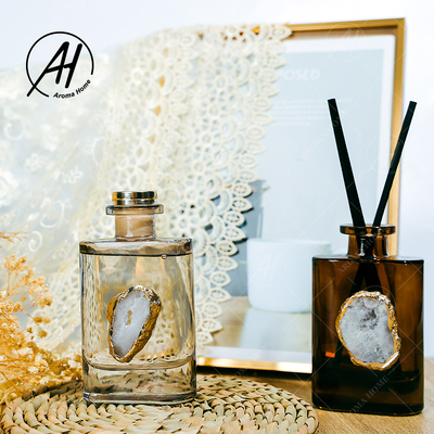 Bottiglia di vetro del profumo nessuna fragranza Reed Diffuser For Home Decor Fireless del fuoco