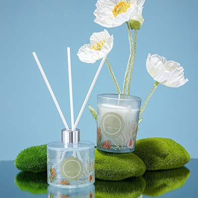 Insieme variopinto 60g 50ml del regalo di Pinecone Reed Diffuser Scented Candle Jar della festa nuziale
