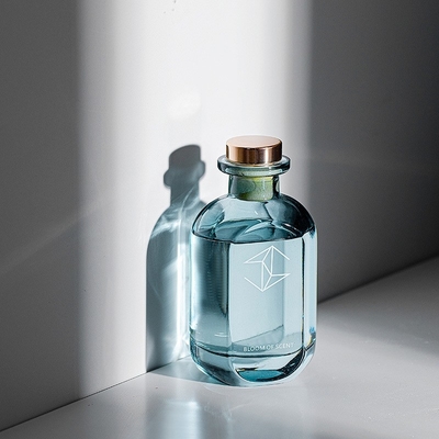 Olio francese di Reed Diffuser With Natural Essential della bottiglia di vetro del contenitore di regalo del bastone del rattan del profumo