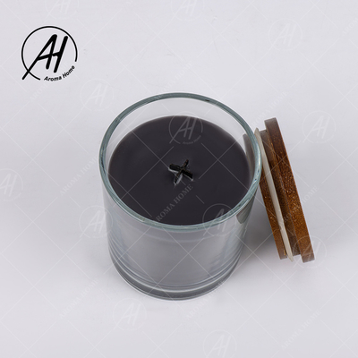 Candela profumata 8OZ del cioccolato di fragranza dell'aroma di vetro di lusso su ordinazione del barattolo