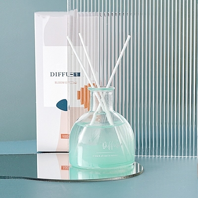Bastone Reed Diffuser For Home Spa del profumo dell'olio di Gardenia Room Glass Bottle Aromatic dell'oceano