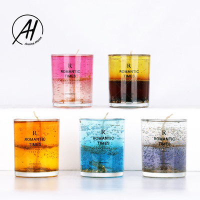 Fiore reale su misura stile popolare Jelly Cup Wax del contenitore di regalo di aromaterapia