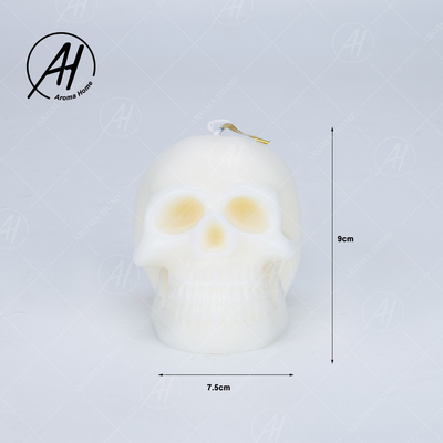 Halloween ha sentito il regalo decorativo del cranio del mestiere della soia della candela a forma di di lusso della cera