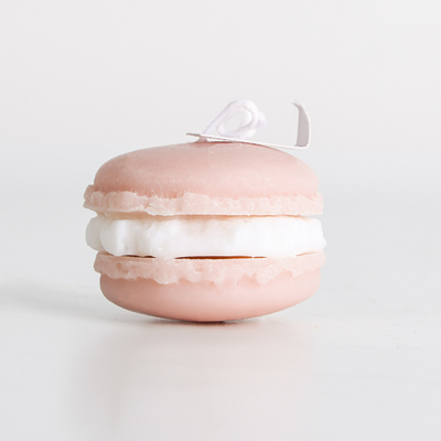 Candele profumate fatte a mano uniche sicure di Macaron con i colori delicati