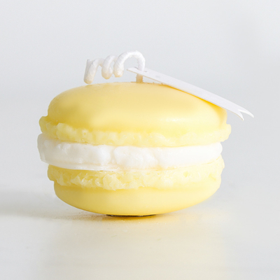 Candele profumate fatte a mano uniche sicure di Macaron con i colori delicati