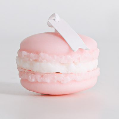 Candele profumate fatte a mano uniche sicure di Macaron con i colori delicati