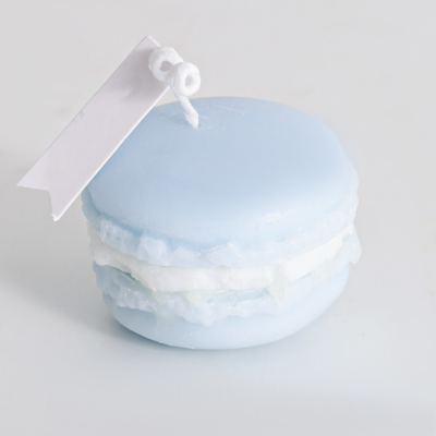 Candele profumate fatte a mano uniche sicure di Macaron con i colori delicati
