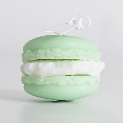 Candele profumate fatte a mano uniche sicure di Macaron con i colori delicati