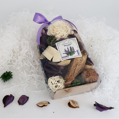 Borsa del fiore secca lavanda asciutta del fiore dei potpourri della bevanda rinfrescante di aria