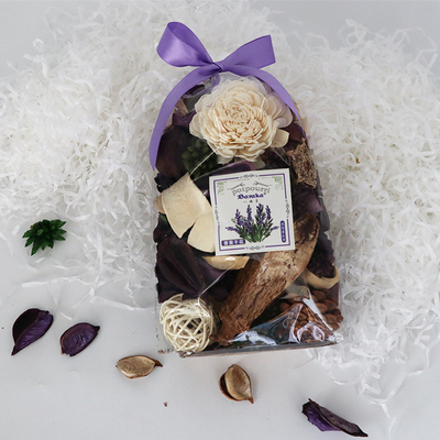 Borsa del fiore secca lavanda asciutta del fiore dei potpourri della bevanda rinfrescante di aria