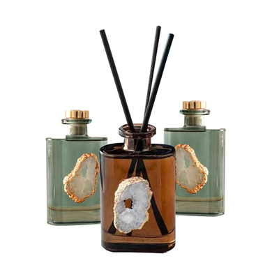 La CASA Amber Crystal Essential Oil Reed Diffuser dell'AROMA mette 180ml per la camera da letto