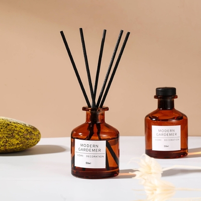 Il vetro su misura imbottiglia l'hotel domestico della decorazione sente Reed Diffuser 50ML