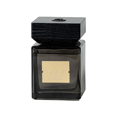 Fragranza domestica di vetro nera di lusso Reed Diffuser 500ml del quadrato per la festa