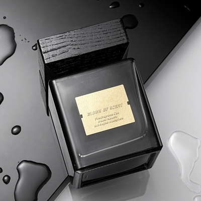 Fragranza domestica di vetro nera di lusso Reed Diffuser 500ml del quadrato per la festa