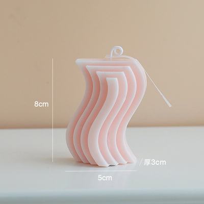 Candela interna di forma del regalo di fragranza domestica geometrica su ordinazione S di aromaterapia piccola