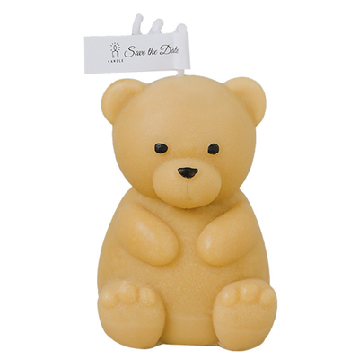 La CASA DIY Teddy Bear Shaped Scented Candle sveglio dell'AROMA ha personalizzato