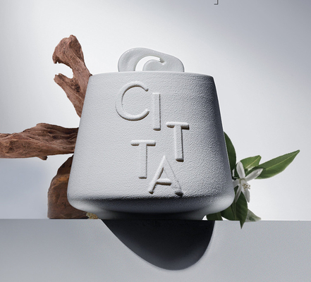 Candela profumata di Mat Jars Holder No Glaze della porcellana ceramica nera bianca del candeliere