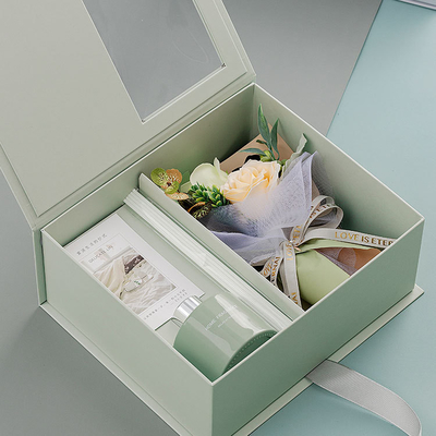 Set di candele profumate Decorazione domestica Cera di soia Difusori di canna di fiori essiccati Set regalo