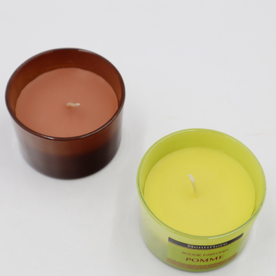La cera della soia dell'OEM ha sentito la noce di cocco della candela della casa dell'aroma e la calce 4oz