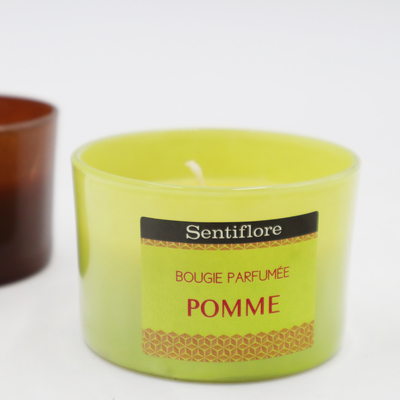 La cera della soia dell'OEM ha sentito la noce di cocco della candela della casa dell'aroma e la calce 4oz
