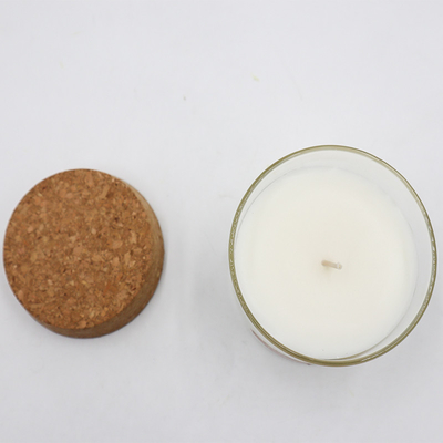 la cera naturale dell'eucalyptus della menta piperita 8oz ha sentito le candele con Cork Lid