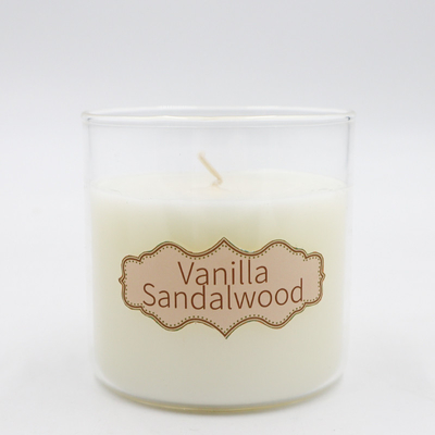 la cera naturale dell'eucalyptus della menta piperita 8oz ha sentito le candele con Cork Lid