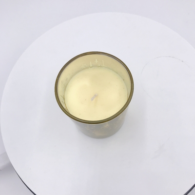 Candela placcante gialla casalinga della casa dell'aroma per l'aromaterapia