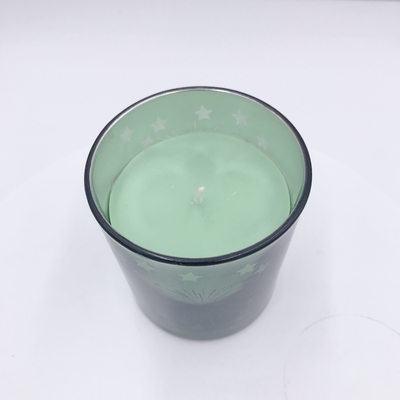 Candela placcante gialla casalinga della casa dell'aroma per l'aromaterapia