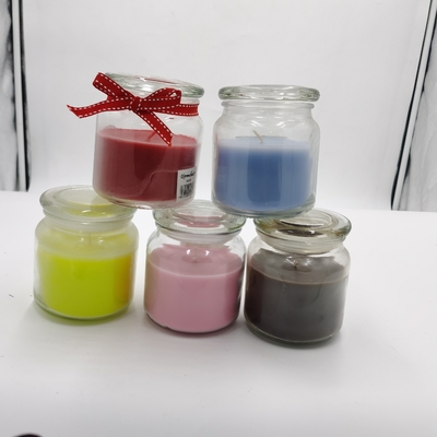 Candele a base di soia 12oz di Candy delle candele profumate variopinte dell'aroma