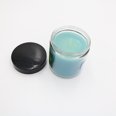 Il barattolo di vetro blu terapeutico della casa dell'aroma ha sentito la candela 3 Oz per l'aromaterapia