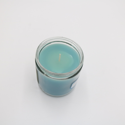 Il barattolo di vetro blu terapeutico della casa dell'aroma ha sentito la candela 3 Oz per l'aromaterapia