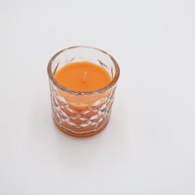 Stoppino di vetro riciclato 8oz piccole candele votive stoppino e candela della nave per la decorazione domestica