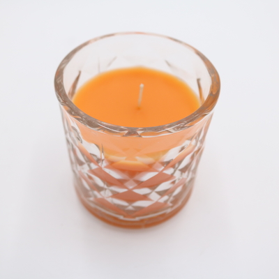 Stoppino di vetro riciclato 8oz piccole candele votive stoppino e candela della nave per la decorazione domestica