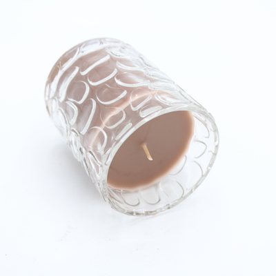 Il vetro della cera della soia ha sentito i piccoli porta-candela 7.5oz delle candele votive