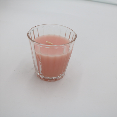 Candela profumata del barattolo di vetro rosa naturale del ODM 4oz per fragranza della Camera