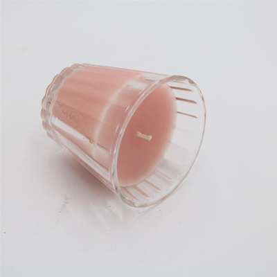 Candela profumata del barattolo di vetro rosa naturale del ODM 4oz per fragranza della Camera